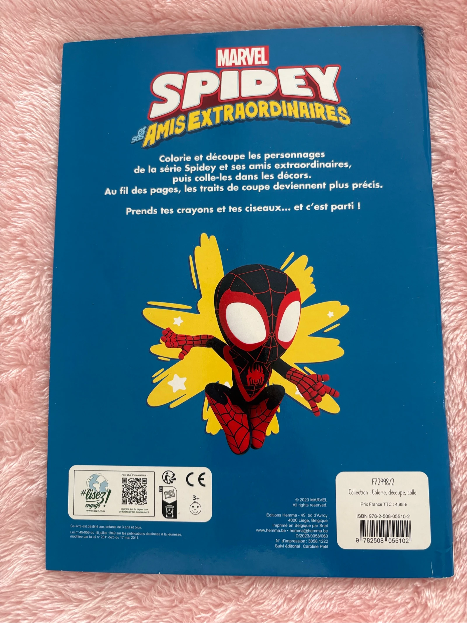 Lote de 4 livros de atividades e colorir (Spidey, Minnie, Piratas, Animais marinhos) – photo 7